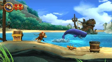 Donkey Kong Country Returns screen shot game playing